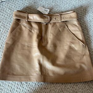 Intermix leather skirt size 8 NWT